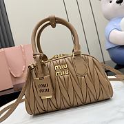 Miu Miu Arcadie matelassé Caramel leather bag 22x13x10.5cm - 1