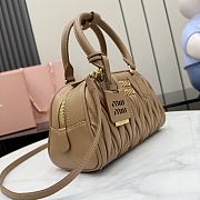 Miu Miu Arcadie matelassé Caramel leather bag 22x13x10.5cm - 4