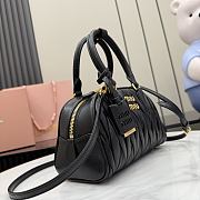 Miu Miu Arcadie matelassé Black leather bag 22x13x10.5cm - 3