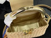 Louis Vuitton Capucines Mini Gold Rattan 21x13.6x8cm - 4