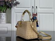 Louis Vuitton Capucines Mini Gold Rattan 21x13.6x8cm - 3