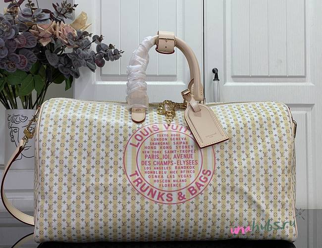 Louis Vuitton Keepall Bandoulière 45 Banana Yellow 45x27x20cm - 1