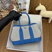 Hermes Garden Party Blue 23x16x10cm - 4