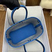 Hermes Garden Party Blue 23x16x10cm - 2