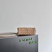 Bottega Veneta Mini Andiamo Beige 20x9x15cm - 5