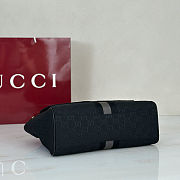 Gucci Paparazzo medium top handle bag black 32x24x17cm - 5