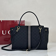 Gucci Paparazzo Large Top Handle Bag In black 37x29x13cm - 4
