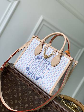 Louis Vuitton OnTheGo PM Blue canvas 25x19x11.5cm