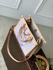Louis Vuitton OnTheGo PM Blue canvas 25x19x11.5cm - 5