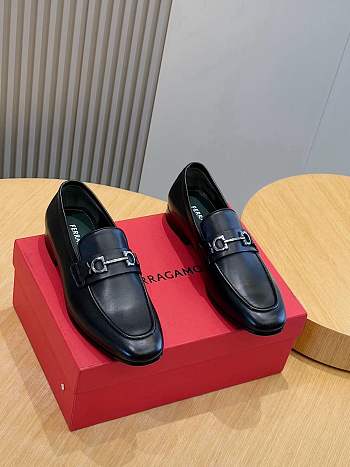 Loro Piana Black Loafer