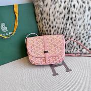 Goyard Belvedere II PM Messenger Handbag Pink 21x16x6cm - Unahubs - 1