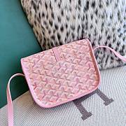 Goyard Belvedere II PM Messenger Handbag Pink 21x16x6cm - Unahubs - 4