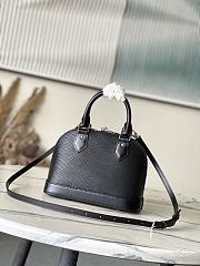 Louis Vuitton Alma BB Black Epi 23.5x17.5x11.5cm - 3