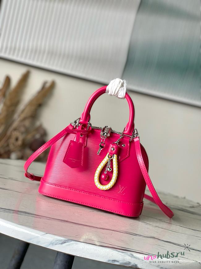 Louis Vuitton Alma BB Pink Epi 23.5x17.5x11.5cm - 1