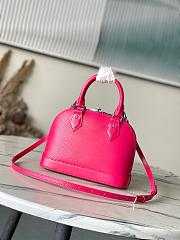 Louis Vuitton Alma BB Pink Epi 23.5x17.5x11.5cm - 3