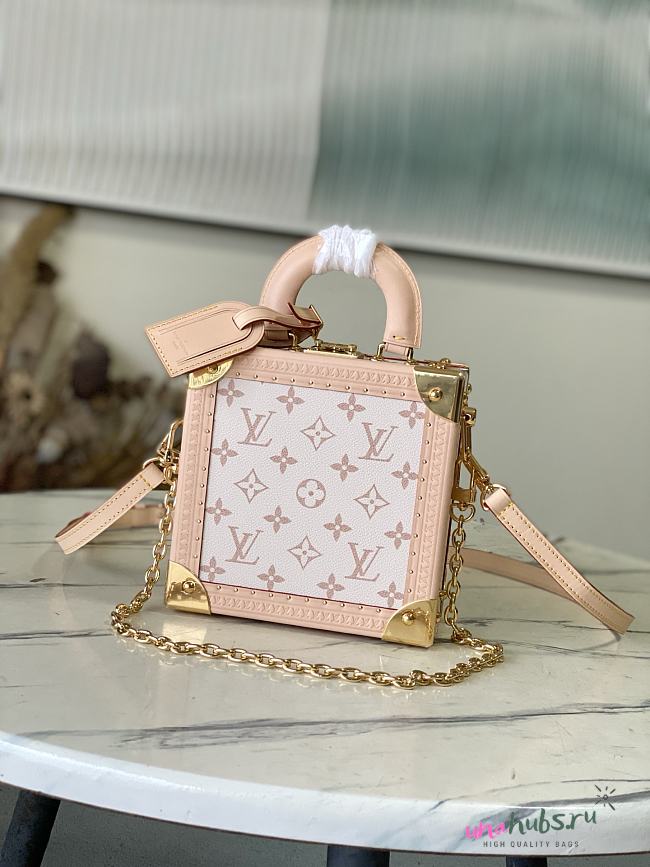 Louis Vuitton Mini Square Trunk Monogram Dune 17x17x8cm - 1