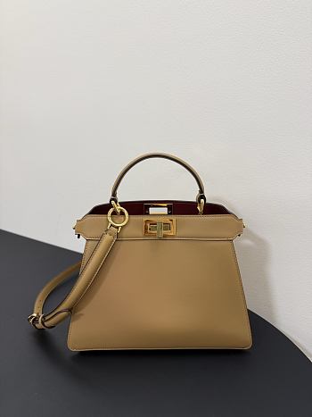 Fendi Peekaboo Bag Caramel 27cm