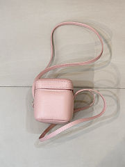 Chanel Long Vanity With Leather Strap pink 19cm - 5
