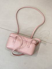 Chanel Long Vanity With Leather Strap pink 19cm - 4