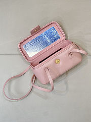 Chanel Long Vanity With Leather Strap pink 19cm - 3