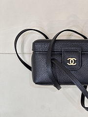 Chanel Long Vanity With Leather Strap black 19cm - 3