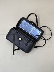 Chanel Long Vanity With Leather Strap black 19cm - 2