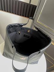 Chanel Shopping Bag Caviar Black 30x25x12cm - 5