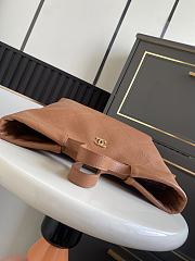Chanel Shopping Bag Caviar Brown 30x25x12cm - 3