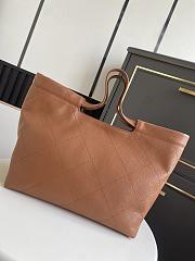 Chanel Shopping Bag Caviar Brown 30x25x12cm - 2
