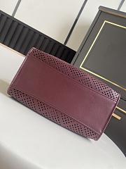 Chanel Mini Handbag 25 burgundy 22x20x12.5cm - 5