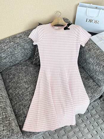 Dior Dioriviera Short Flared Dress Pink 