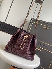Chanel Small Handbag 25 burgundy 30x26x14cm - 1