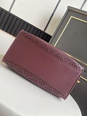 Chanel Small Handbag 25 burgundy 30x26x14cm - 3