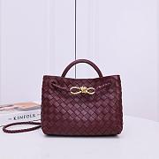 Bottega Veneta Andiamo Red Wine 25cm - 1