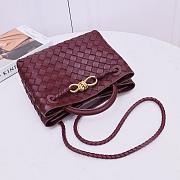 Bottega Veneta Andiamo Red Wine 25cm - 3