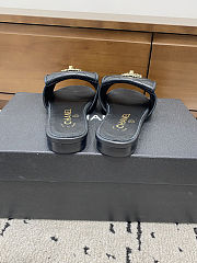 Chanel Black Slides 07 - 2
