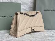 Balenciaga Medium Crush Beige Chain Bag 30x20x7cm - 3