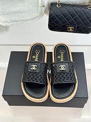 Chanel Black Slides 08 - 1