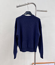 Celine Crew Neck Sweater in Blue - 3