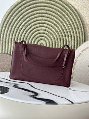 Chanel 26S Flap Bag MAXI gold Burgundy 39cm - 4