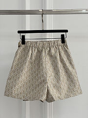 Dior Skort Beige Technical Jacquard Taffeta - 3