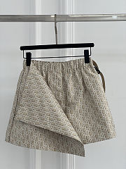 Dior Skort Beige Technical Jacquard Taffeta - 2