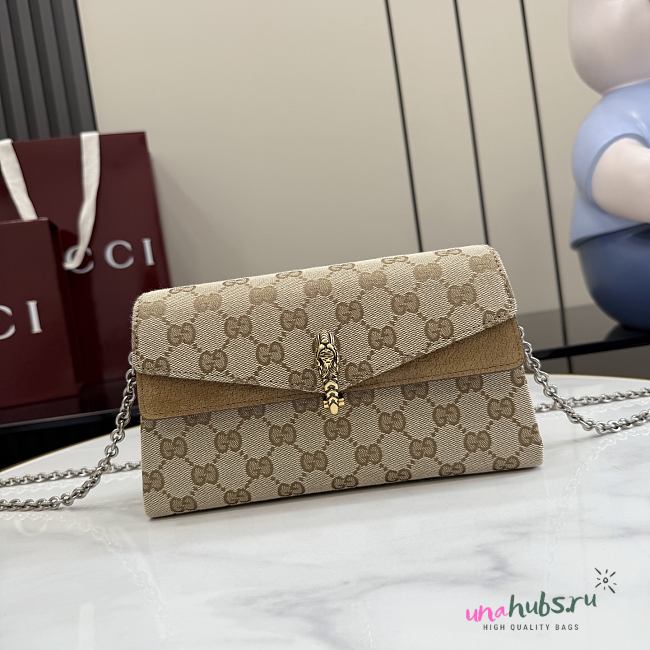 Gucci Dionysus logo-jacquard leather-trimmed canvas 21x12x6cm - 1