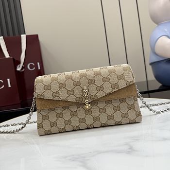 Gucci Dionysus logo-jacquard leather-trimmed canvas 21x12x6cm