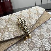 Gucci Dionysus logo-jacquard leather-trimmed canvas 21x12x6cm - 4