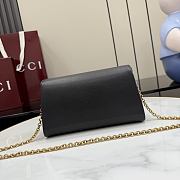 Gucci Dionysus logo-jacquard leather-trimmed black 21x12x6cm - 5