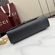 Gucci Dionysus logo-jacquard leather-trimmed black 21x12x6cm - 2