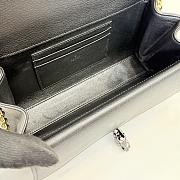 Gucci Dionysus logo-jacquard leather-trimmed black 21x12x6cm - 3