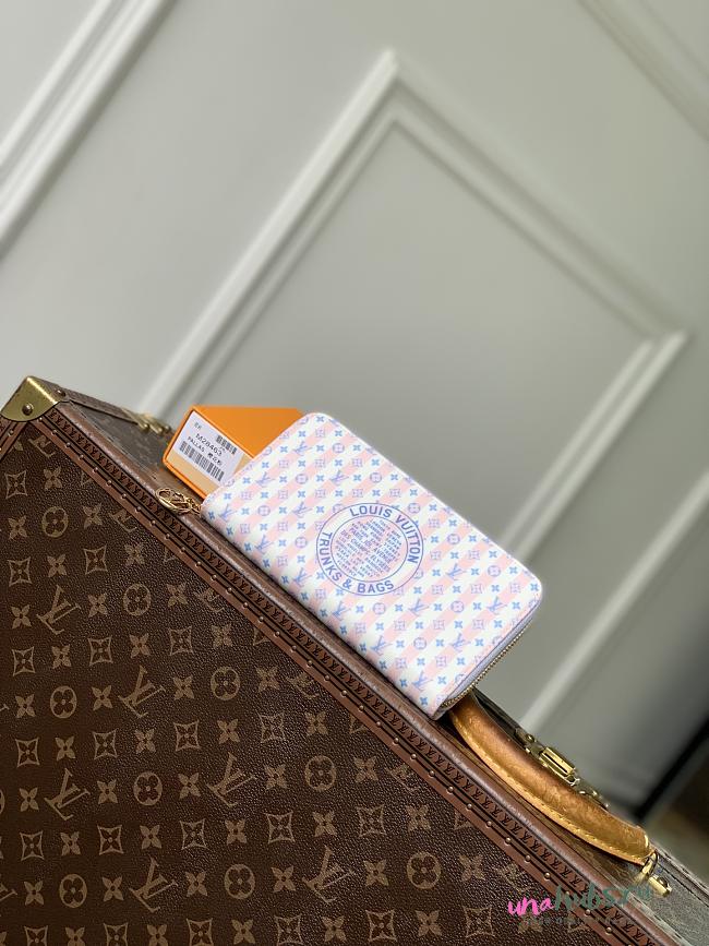 Louis Vuitton Zippy Wallet Blue 19.5x10.5x2.5cm - 1