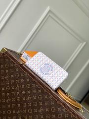 Louis Vuitton Zippy Wallet Blue 19.5x10.5x2.5cm - 1
